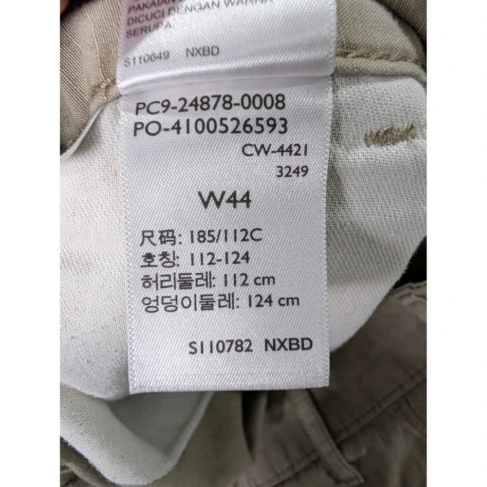Levi Strauss Mens‎ Cargo Shorts Tan Ripstop Size W44